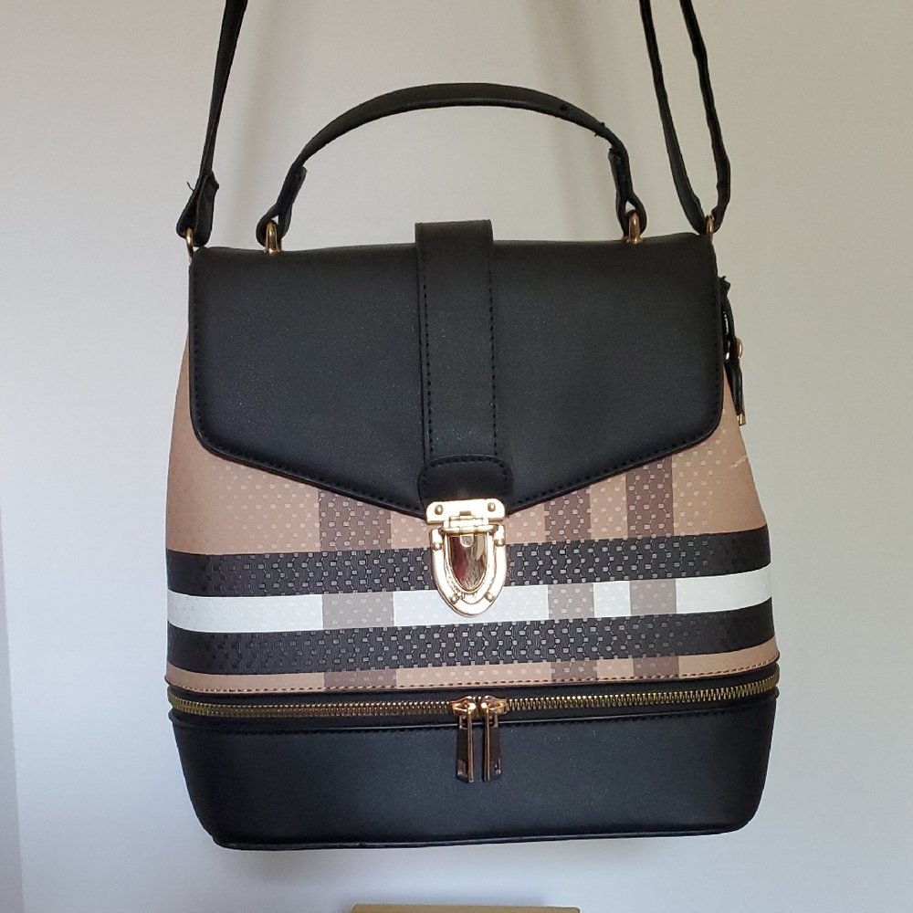 Black and Tan Bag